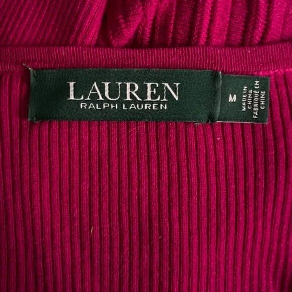 Lauren Ralph Lauren Black Label V Neck Dress size M - Picture 5 of 8